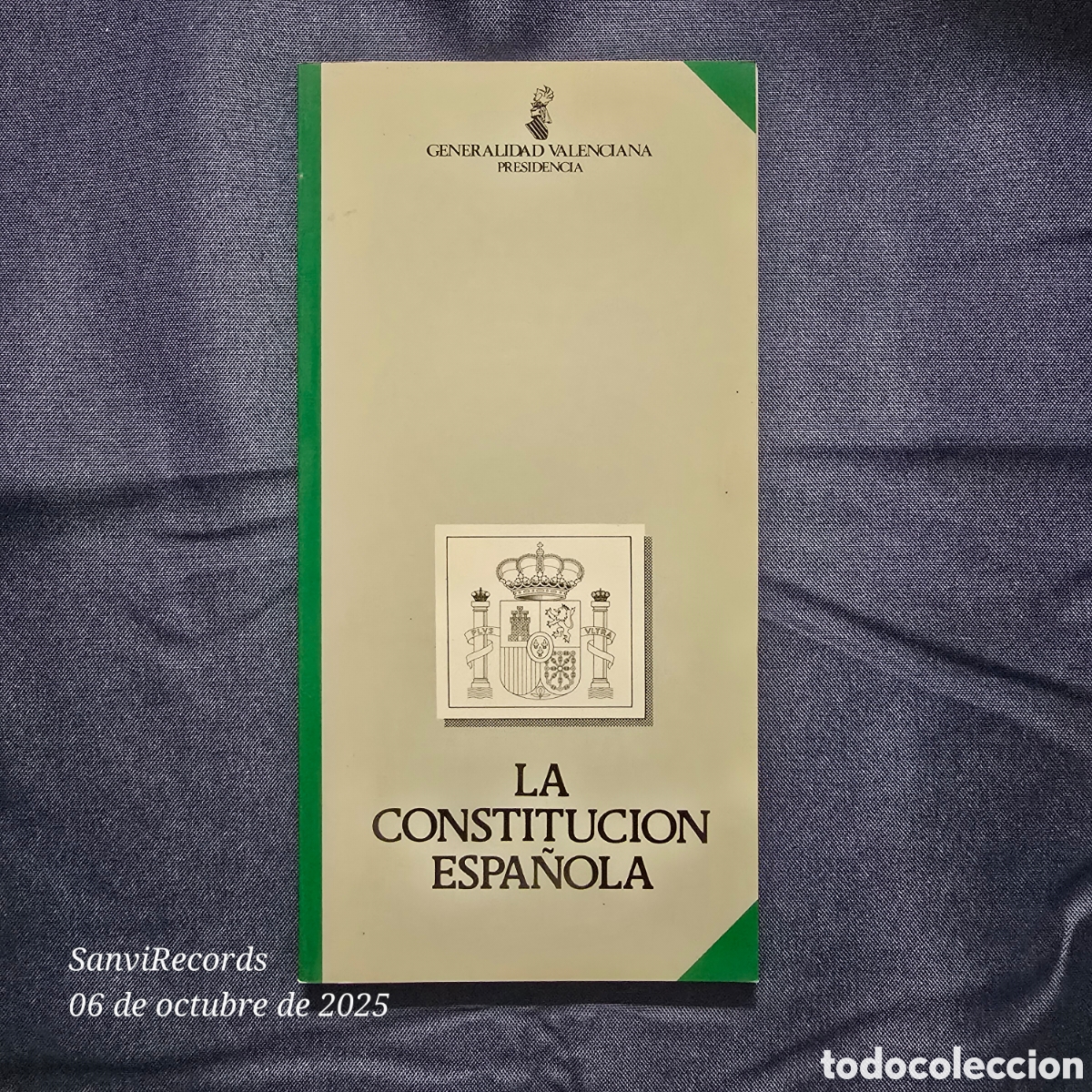 Libros de segunda mano: LA CONSTITUCI&Oacute;N ESPA&Ntilde;OLA (GENERALIDAD VALENCIANA, PRESIDENCIA)