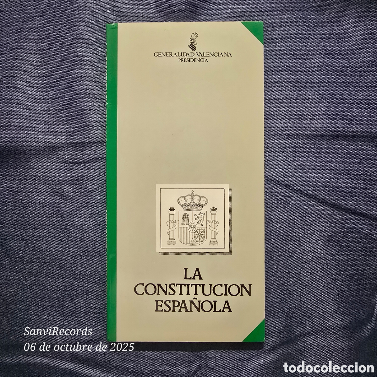 Libros de segunda mano: LA CONSTITUCI&Oacute;N ESPA&Ntilde;OLA (GENERALIDAD VALENCIANA, PRESIDENCIA)