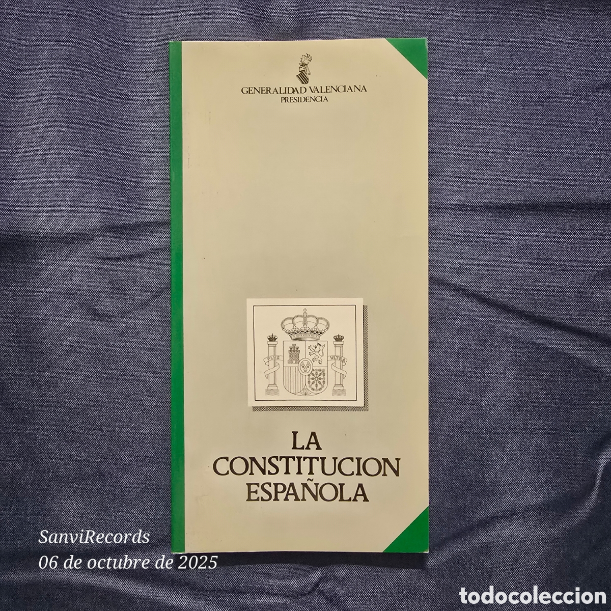 Libros de segunda mano: LA CONSTITUCI&Oacute;N ESPA&Ntilde;OLA (GENERALIDAD VALENCIANA, PRESIDENCIA)
