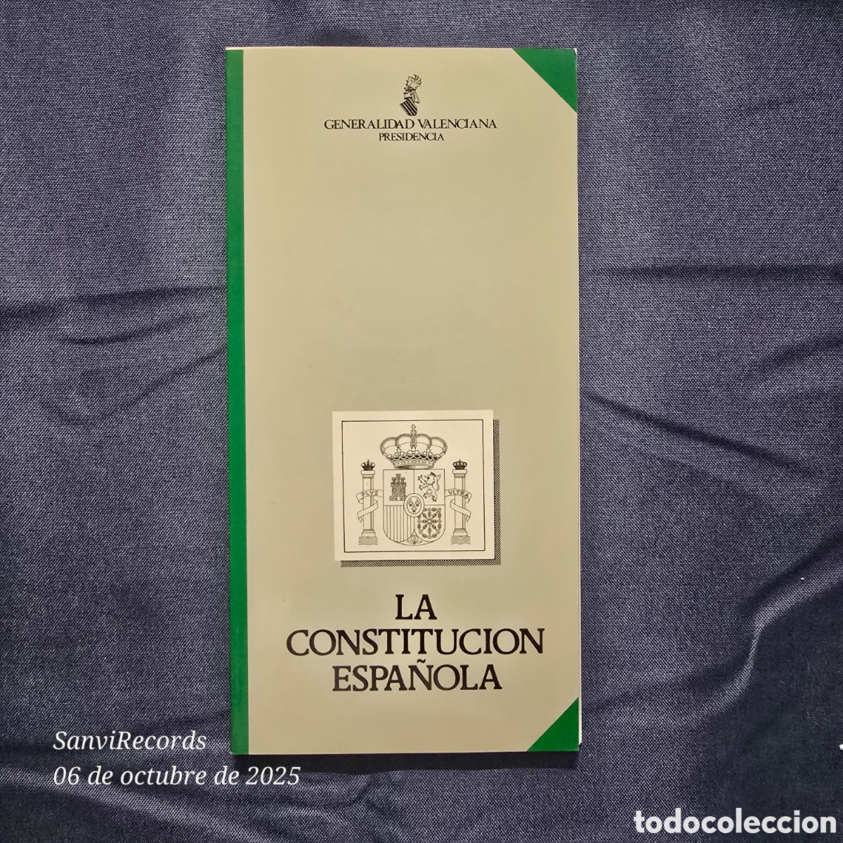 Libros de segunda mano: LA CONSTITUCI&Oacute;N ESPA&Ntilde;OLA (GENERALIDAD VALENCIANA, PRESIDENCIA)