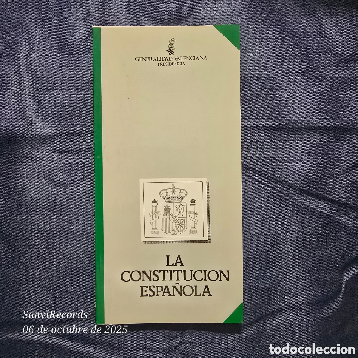 Libros de segunda mano: LA CONSTITUCI&Oacute;N ESPA&Ntilde;OLA (GENERALIDAD VALENCIANA, PRESIDENCIA)