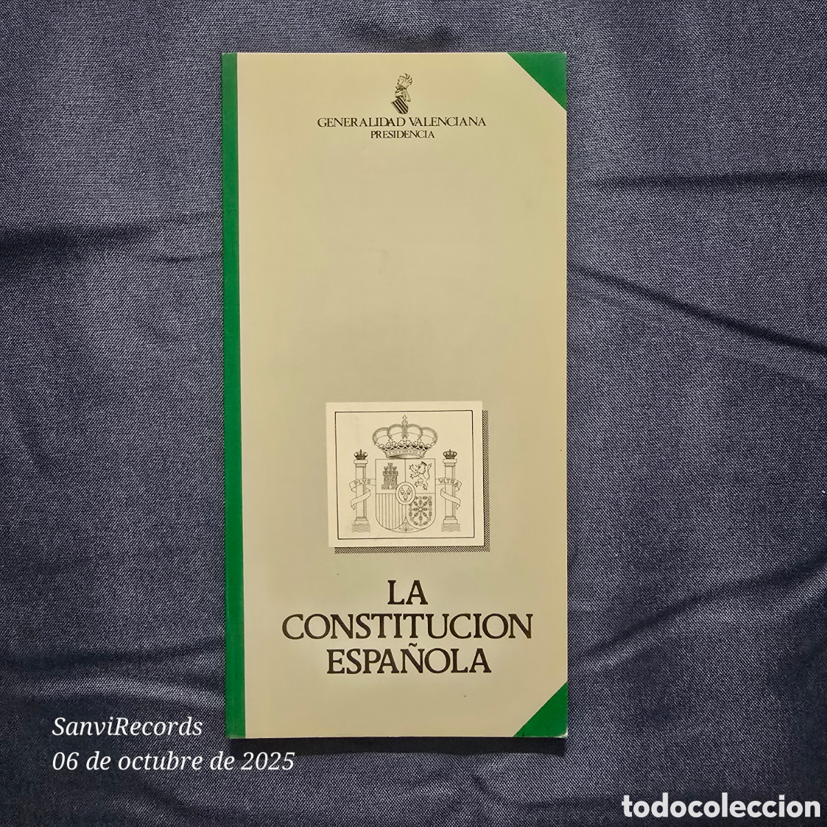 Libros de segunda mano: LA CONSTITUCI&Oacute;N ESPA&Ntilde;OLA (GENERALIDAD VALENCIANA, PRESIDENCIA)