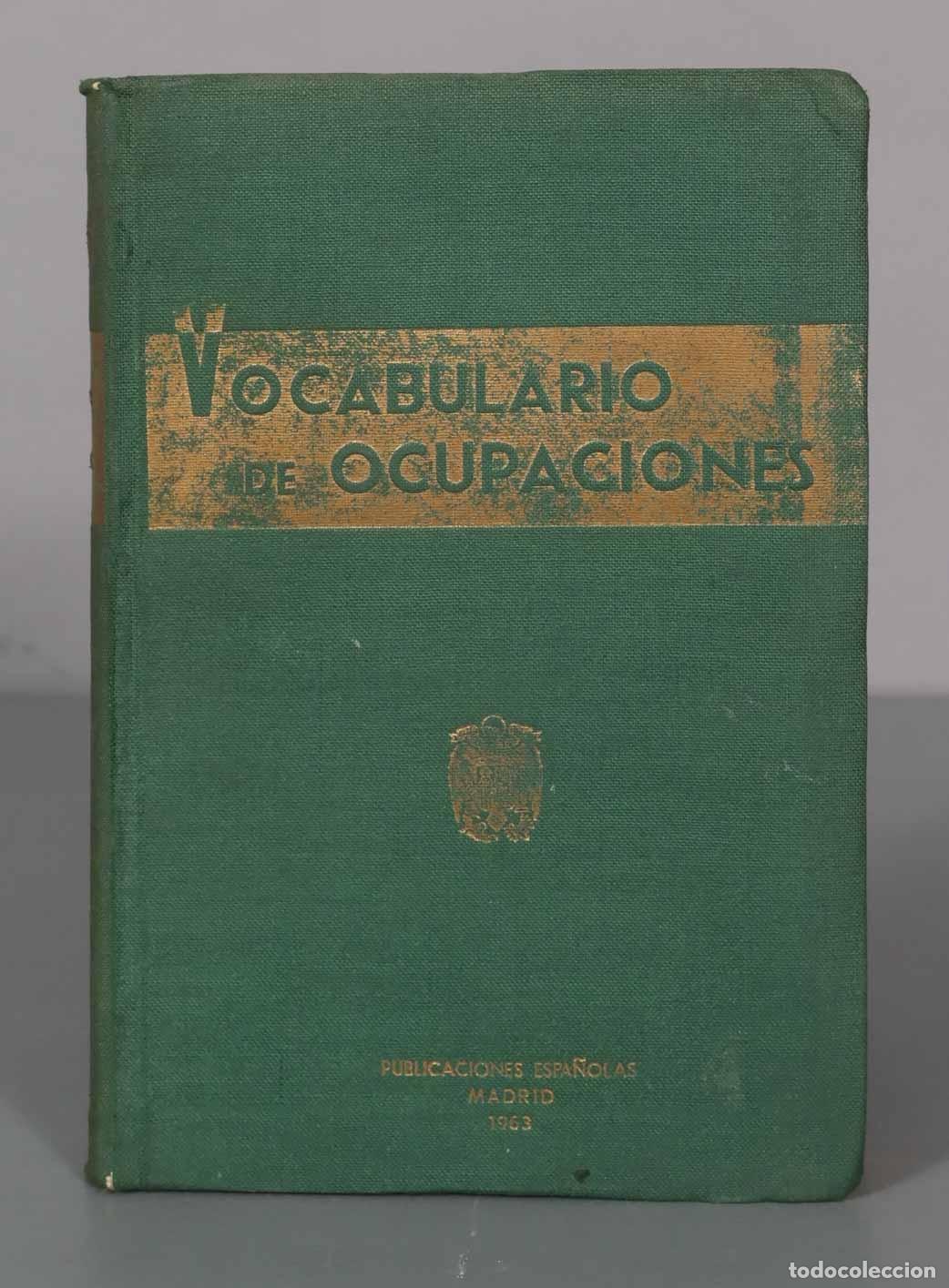 Libri di seconda mano: Vocabulario de Ocupaciones Ministerio de Trabajo 1963