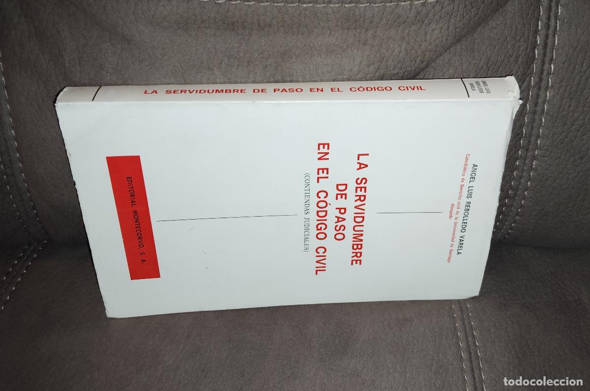 Libri di seconda mano: LA SERVIDUMBRE DE PASO EN EL C&Oacute;DIGO CIVIL, &Aacute;NGEL LUIS REBOLLEDO VARELA, Env&iacute;o gratis