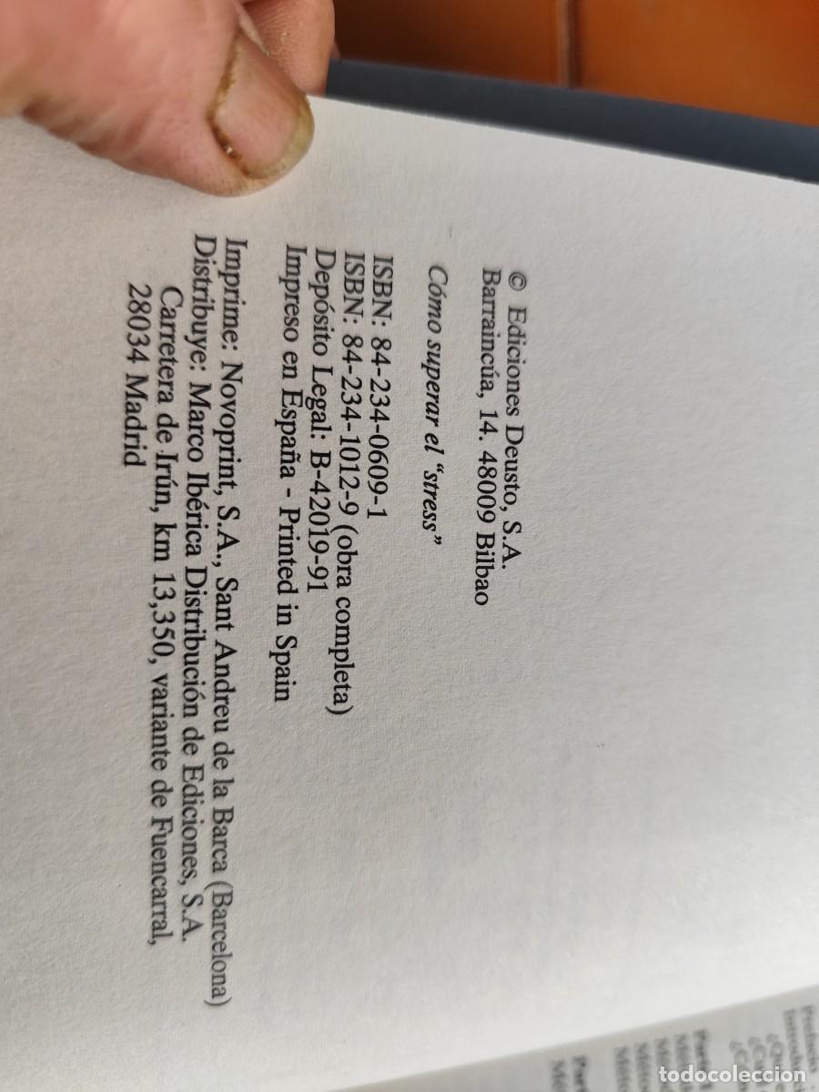 Libros de segunda mano: COMO SUPERAR EL STRESS / / CJA 390 / DEUSTO - Foto 7