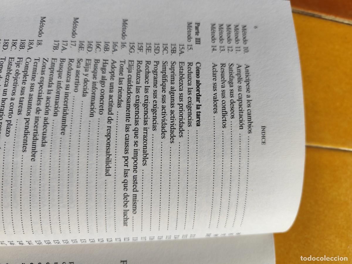 Libros de segunda mano: COMO SUPERAR EL STRESS / / CJA 390 / DEUSTO - Foto 9