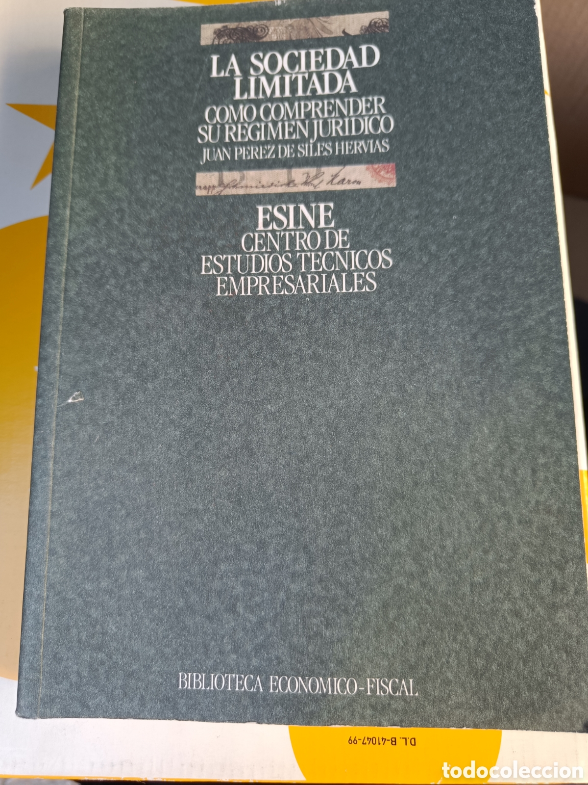 Libri di seconda mano: LA SOCIEDAD LIMITADA. COMO COMPRENDER SU R&Eacute;GIMEN JUR&Iacute;DICO. J. P&Eacute;REZ DE SILES HERVIAS.