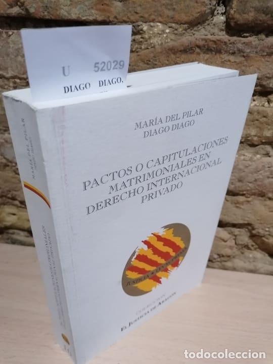 Libros de segunda mano: DIAGO DIAGO, Mar&iacute;a del Pilar - PACTOS O CAPITULACIONES MATRIMONIALES EN DERECHO INTERNACIONAL PRIVAD
