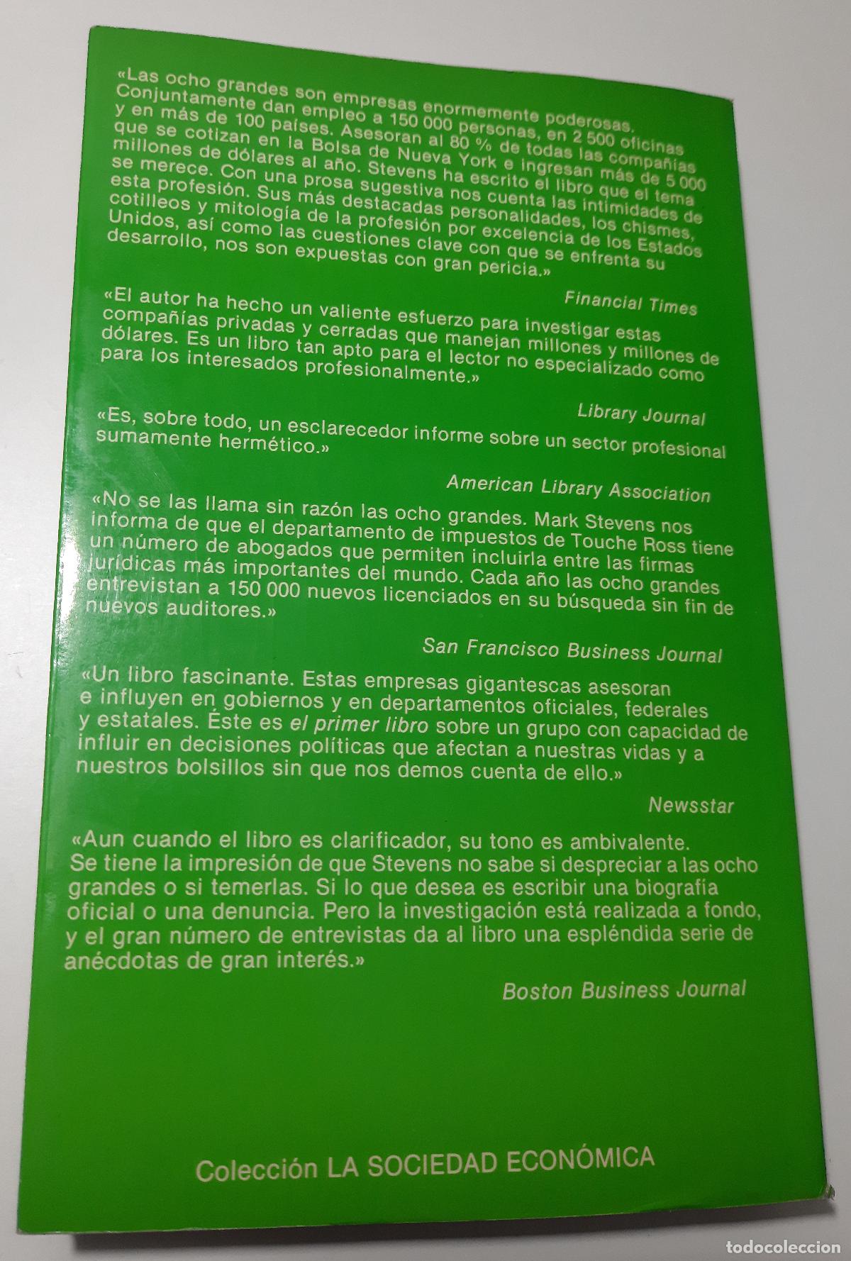 Libros de segunda mano: Las ocho grandes - Stevens, Mark - Foto 4