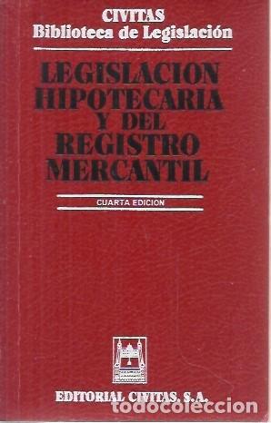 Libros de segunda mano: legislacion hipotecaria y del registro mercantil civitas