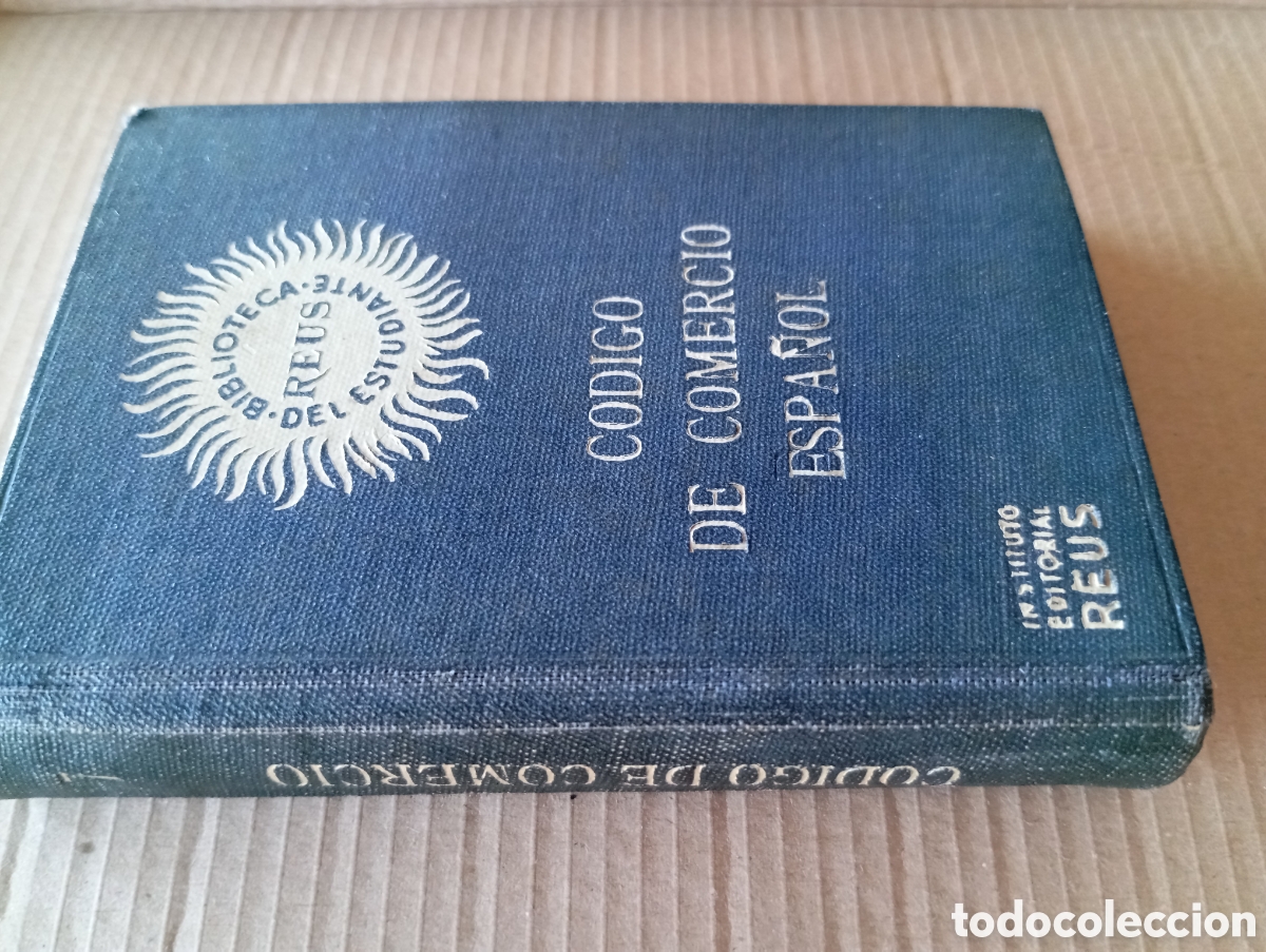 Libros de segunda mano: C&oacute;digo de Comercio Espa&ntilde;ol Reus - Foto 2
