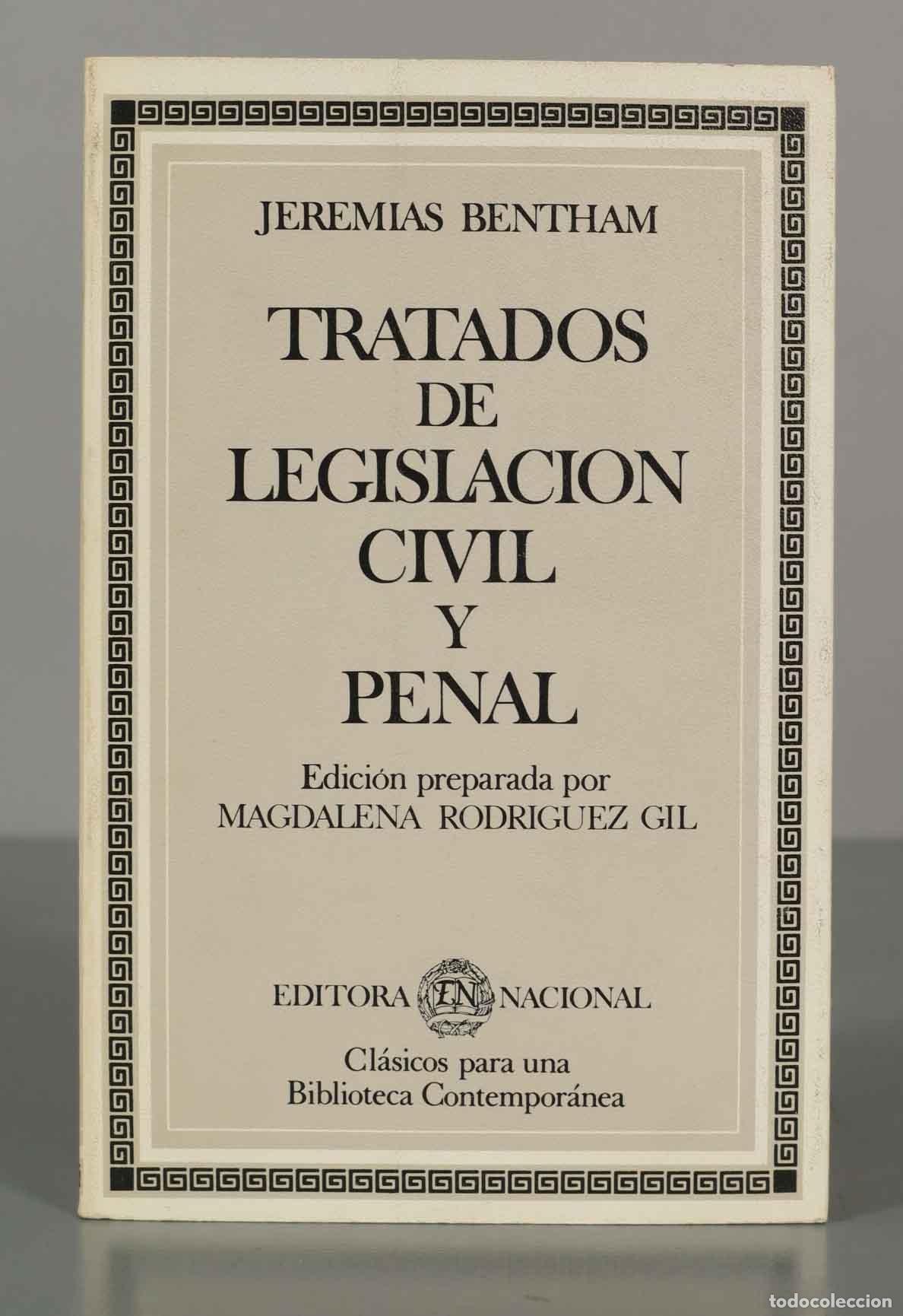 Libri di seconda mano: TRATADOS DE LEGISLACION CIVIL Y PENAL BENTHAM, Jeremias
