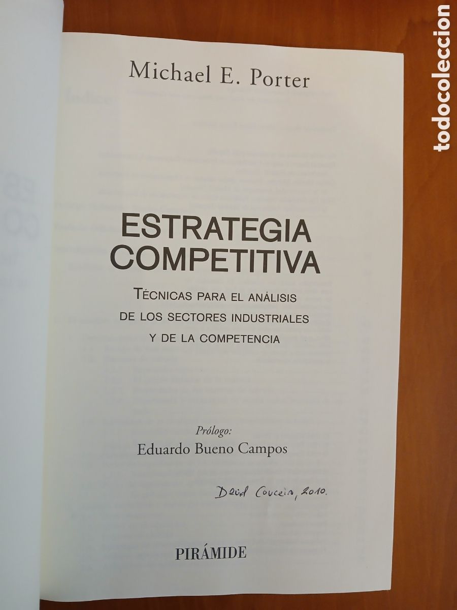 Libros de segunda mano: Estrategia Competitiva. Michael E. Porter. - Foto 3