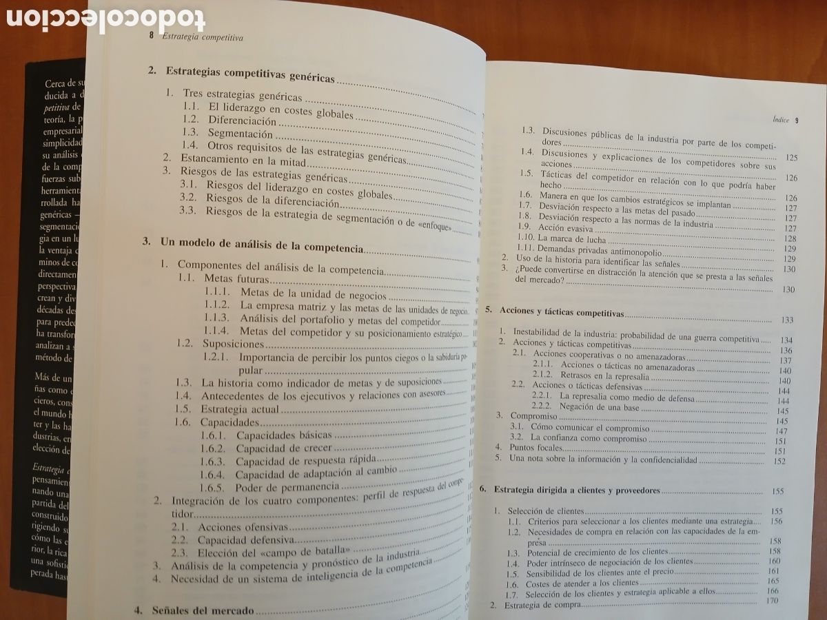 Libros de segunda mano: Estrategia Competitiva. Michael E. Porter. - Foto 5