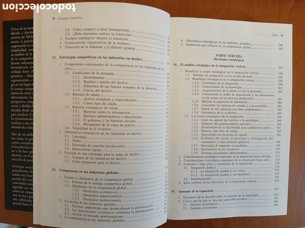 Libros de segunda mano: Estrategia Competitiva. Michael E. Porter. - Foto 7