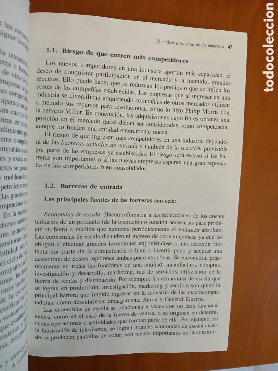 Libros de segunda mano: Estrategia Competitiva. Michael E. Porter. - Foto 11