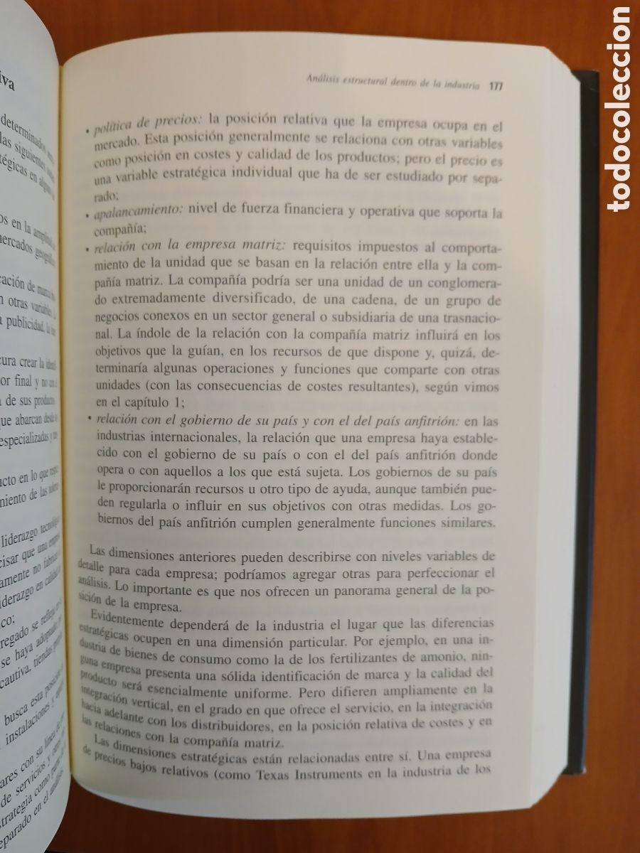 Libros de segunda mano: Estrategia Competitiva. Michael E. Porter. - Foto 13