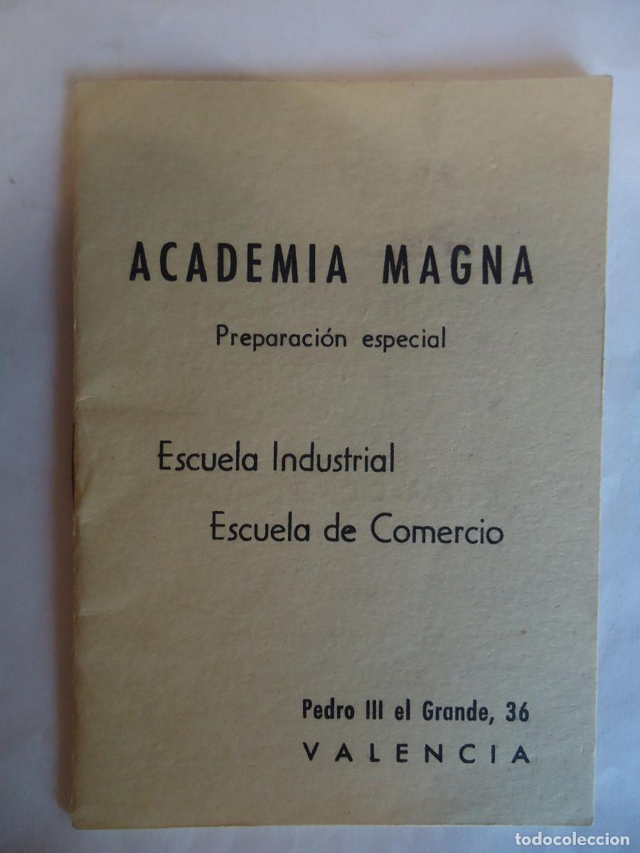 Libros de segunda mano: LIBRITO DE LA ACADEMIA MAGNA ,PREPARACION ESPECIAL ESCUELA INDUSTRIAL Y ESCUELA DE COMERCIO. PP -12