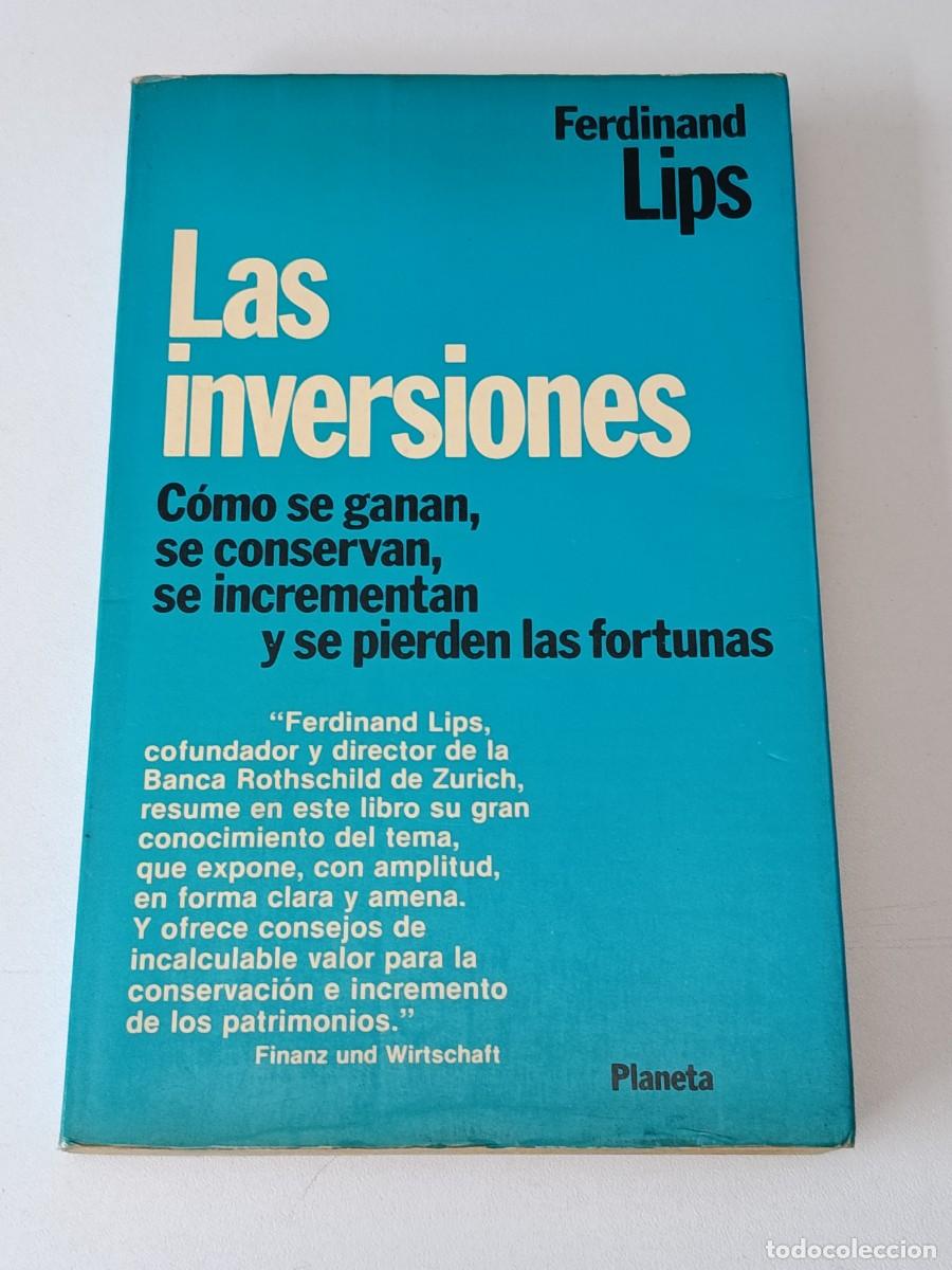 Libros de segunda mano: LAS INVERSIONES FERDINAND LIPS - Foto 1