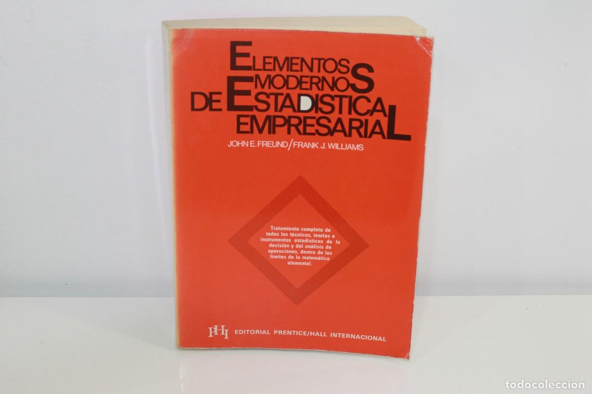 Libros de segunda mano: ELEMENTOS MODERNOS DE ESTADISTICA EMPRESARIAL 1980 - Foto 1