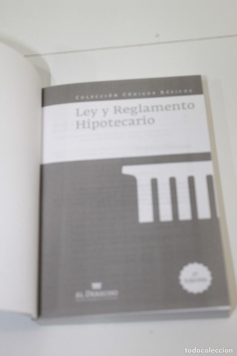 Libros de segunda mano: LEY Y REGLAMENTO HIPOTECARIO SEGUNDA EDICI&Oacute;N 2014 COLECCI&Oacute;N C&Oacute;DIGOS B&Aacute;SICOS - Foto 2