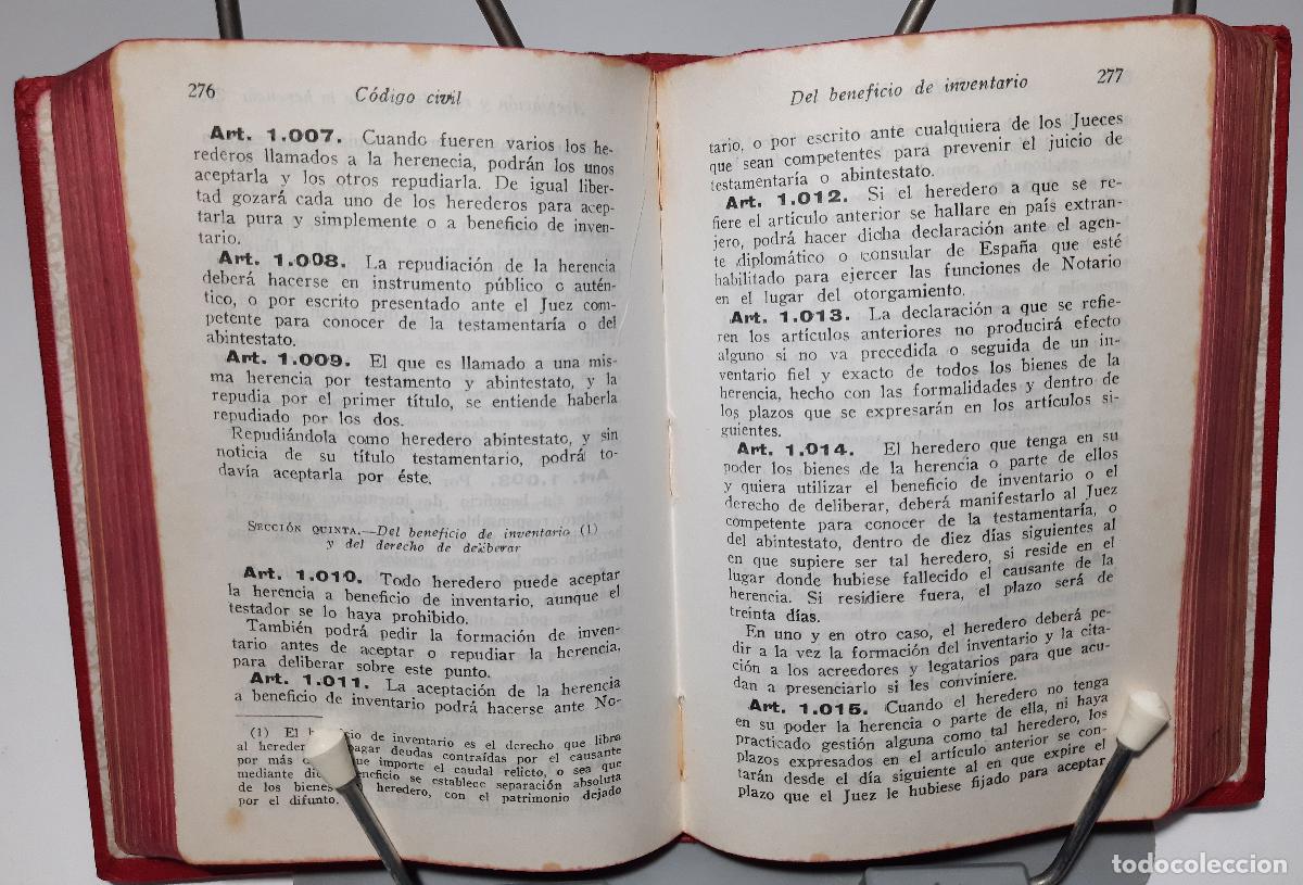 Libros de segunda mano: Codigo civil - Foto 2