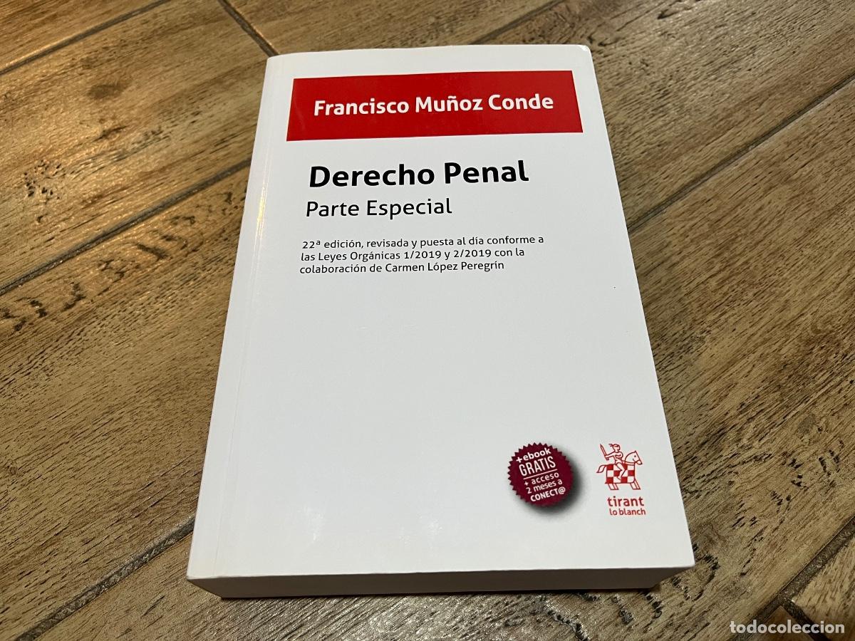 Second hand books: 22 EDICI&Oacute;N Derecho penal : parte especial - Mu&ntilde;oz Conde, Francisco