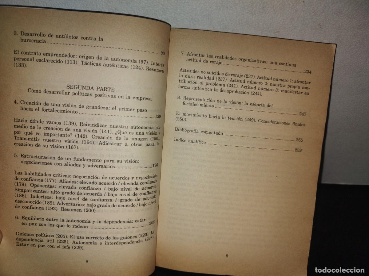 Libros de segunda mano: 209- EL MANAGER FORTALECIDO - PETER BLOCK - Foto 6