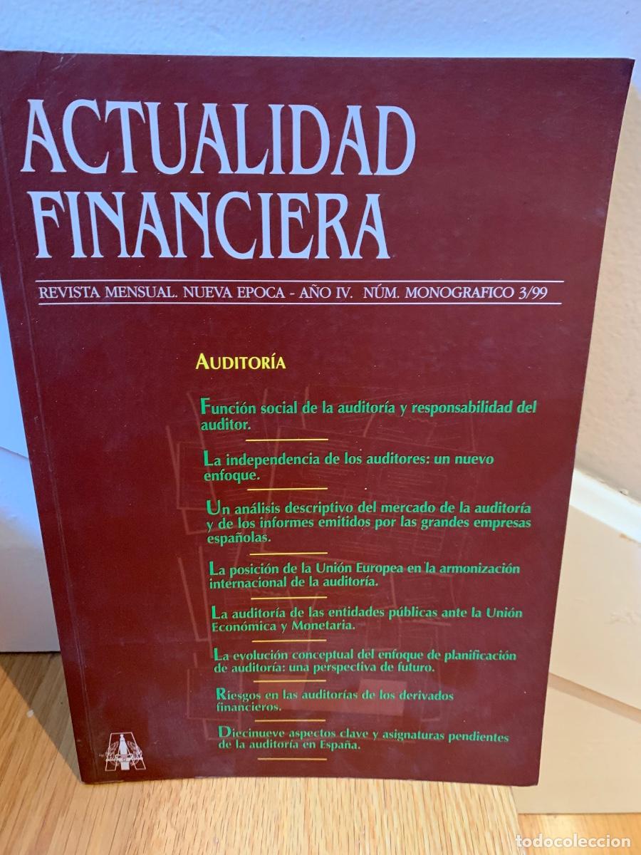 Libri di seconda mano: Actualidad Financiera. Auditoria