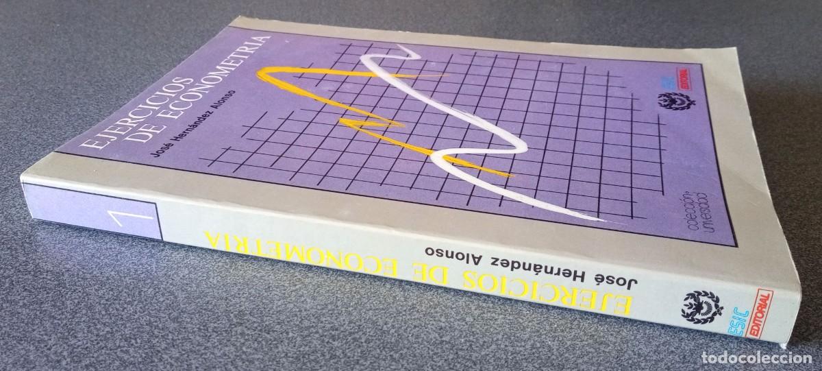 Libros de segunda mano: Ejercicios De Econ&oacute;metria Jos&eacute; Hern&aacute;ndez Alonso - Foto 2