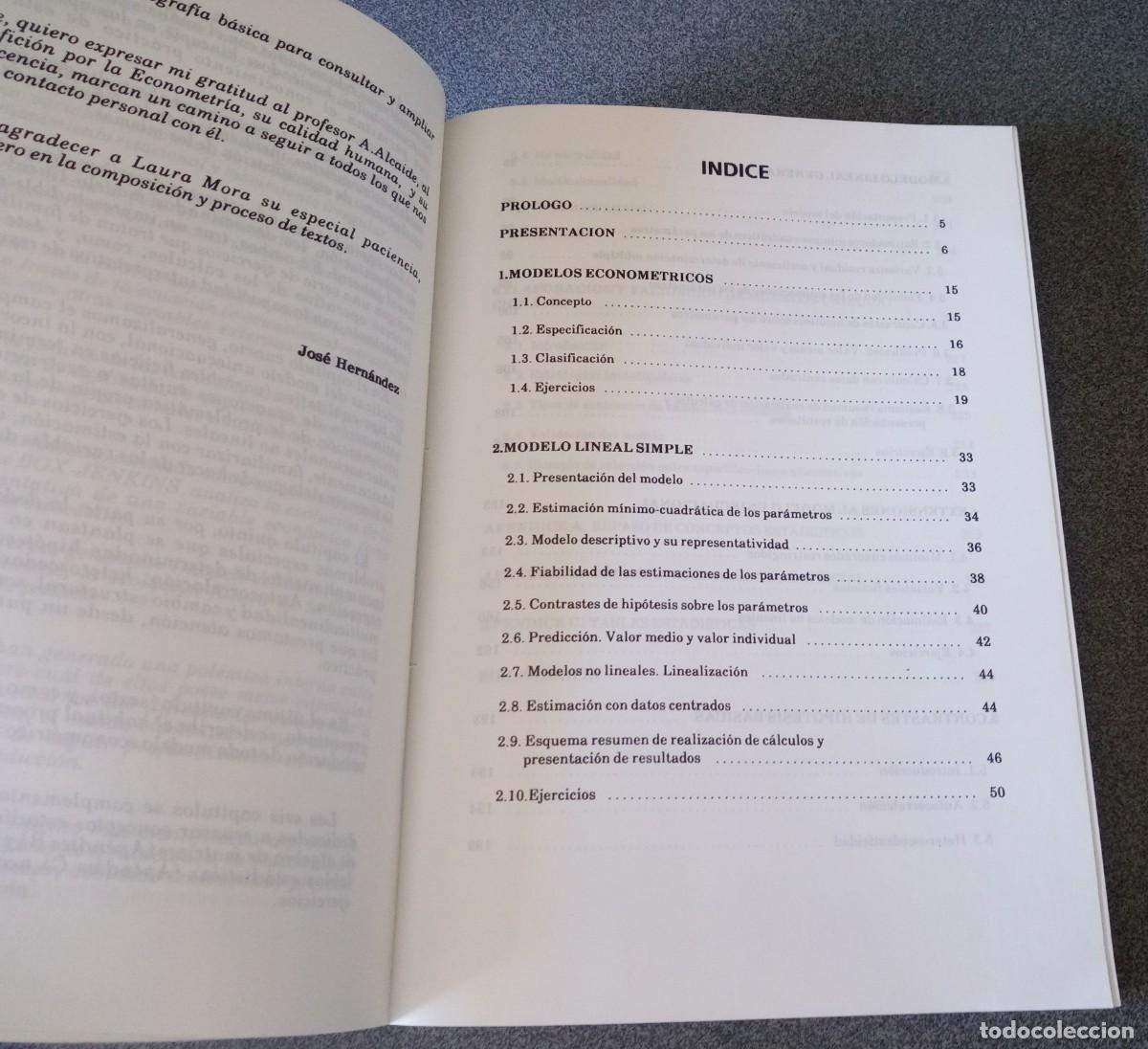 Libros de segunda mano: Ejercicios De Econ&oacute;metria Jos&eacute; Hern&aacute;ndez Alonso - Foto 6