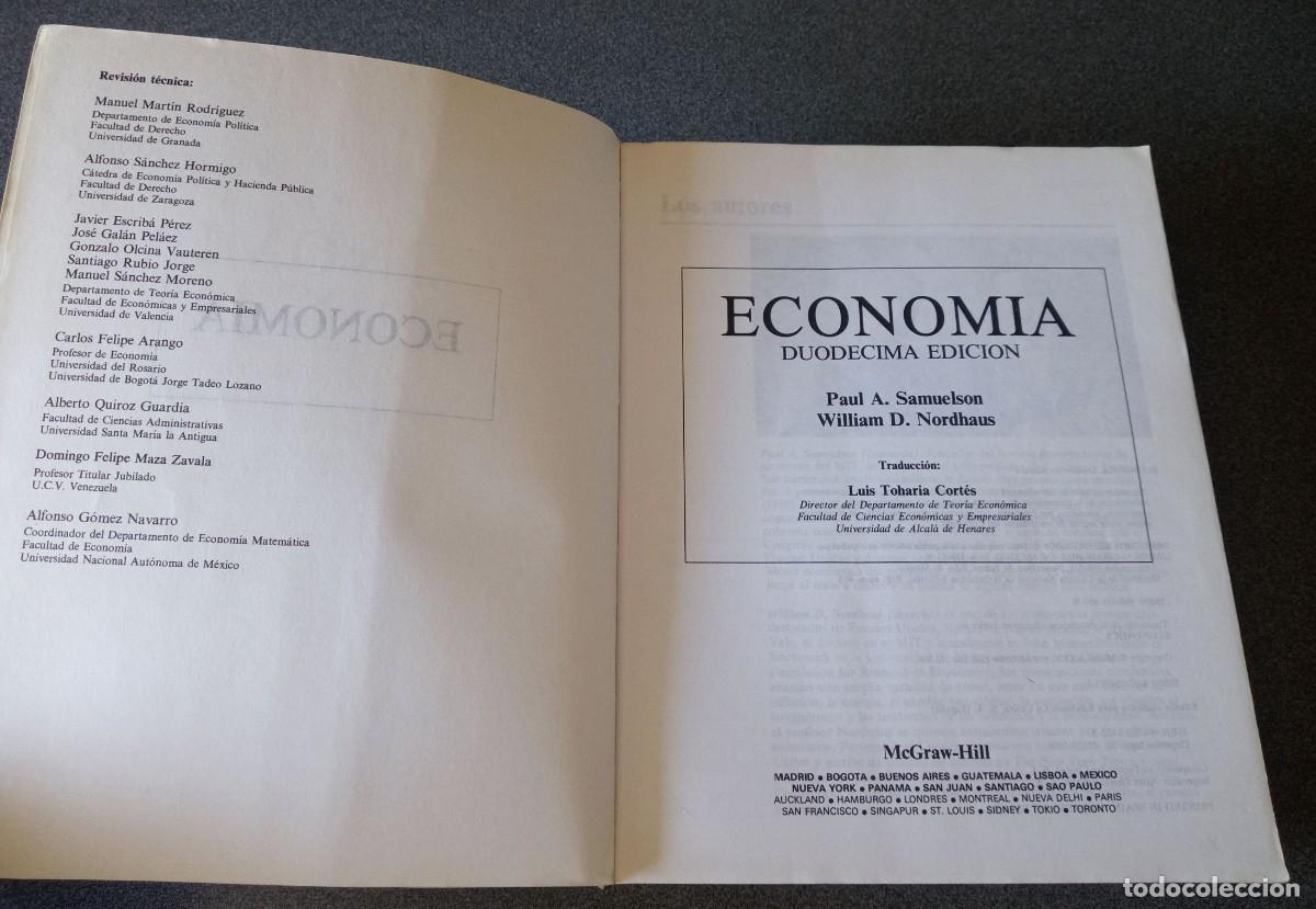 Libros de segunda mano: Econom&iacute;a Samuelson Nordhaus - Foto 3