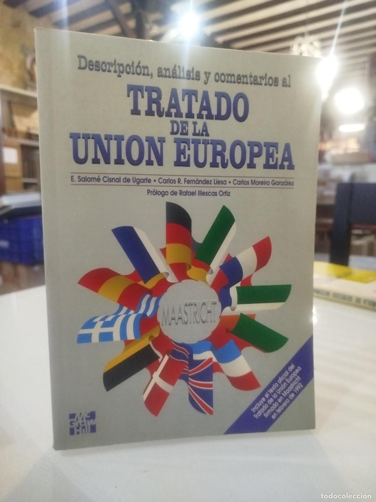 Second hand books: Descripci&oacute;n, an&aacute;lisis y comentarios al Tratado de la Uni&oacute;n Europea - Moreiro Gonz&aacute;lez, Carlos Javier