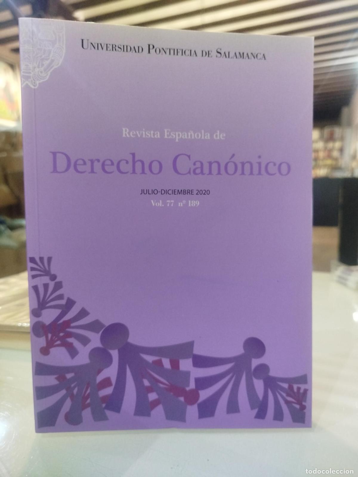 Second hand books: Revista Espa&ntilde;ola de Derecho Can&oacute;nico. Vol. 77 N&ordm;189 -