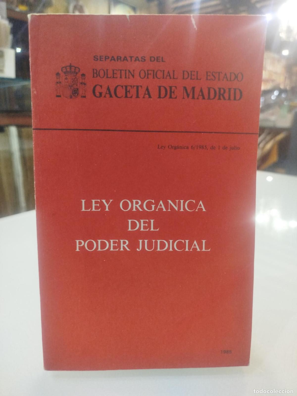Libros de segunda mano: Ley Org&aacute;nica del Poder Judicial - - Foto 1