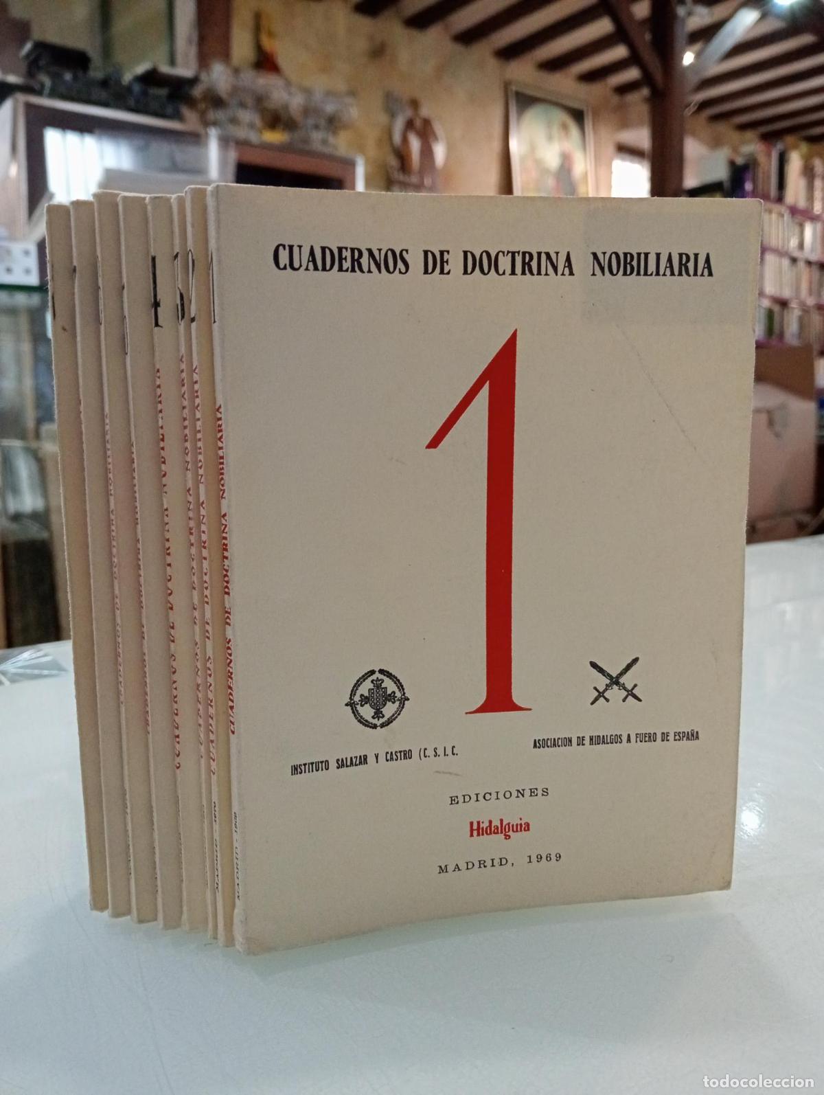 Second hand books: Cuadernos de Doctrina Nobiliaria. 8 tomos -