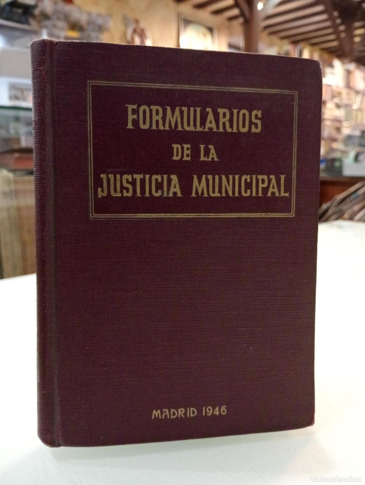 Second hand books: Formularios de la Justicia Municipal -
