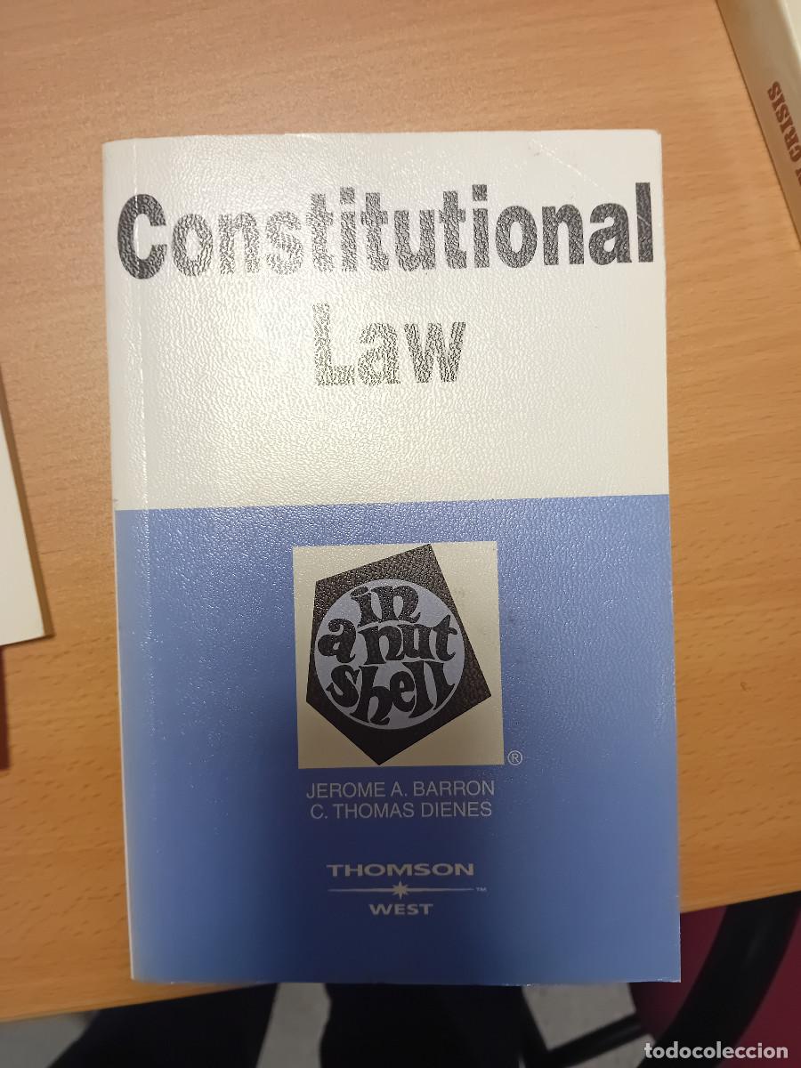 Libros de segunda mano: BARRON/DIENES, CONSTITUCIONAL LAW - Foto 1