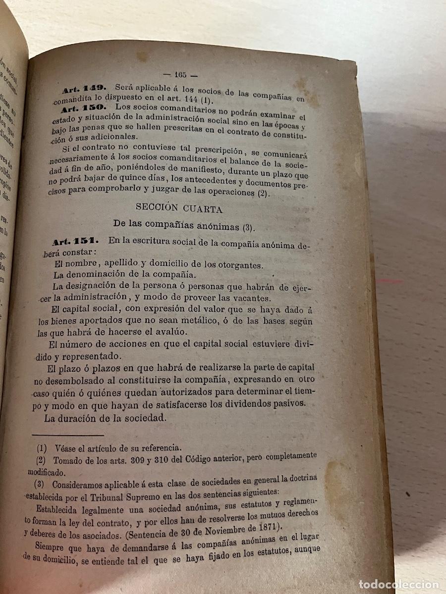 Libros de segunda mano: El nuevo c&oacute;digo de comercio - Foto 6