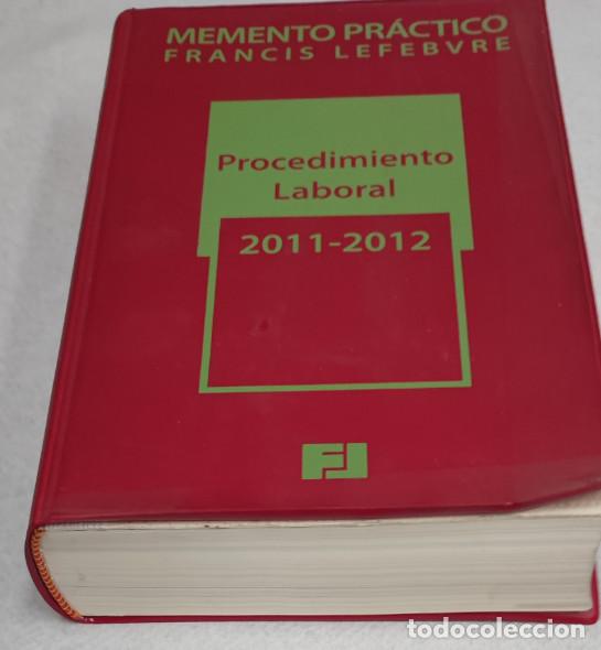 Libros de segunda mano: MEMENTO PRACTICO, PROCEDIMIENTO LABORAL 2011 2012, FRANCIS LEFEBVRE, LIBRO - Foto 2