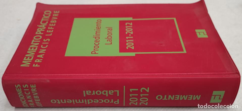 Libros de segunda mano: MEMENTO PRACTICO, PROCEDIMIENTO LABORAL 2011 2012, FRANCIS LEFEBVRE, LIBRO - Foto 3