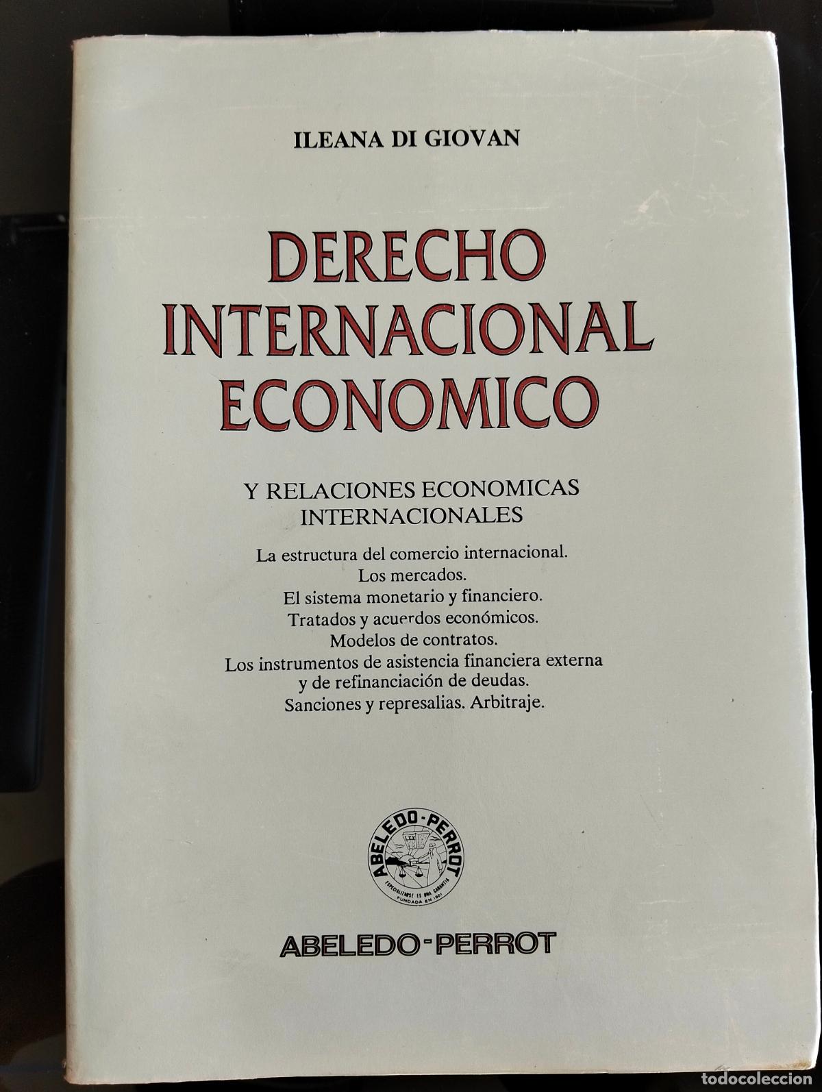 Libros de segunda mano: Raro. Economia. Derecho Internacional Economico, Ileana Di Giovan, Abeledo, 1992 VISITA CATALOGO