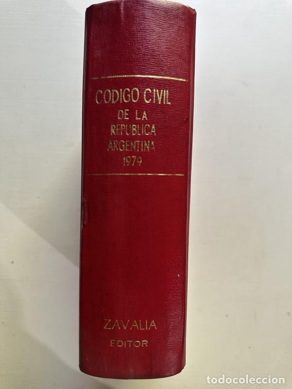 Libros de segunda mano: Codigo Civil de la Republica Argentina - a
