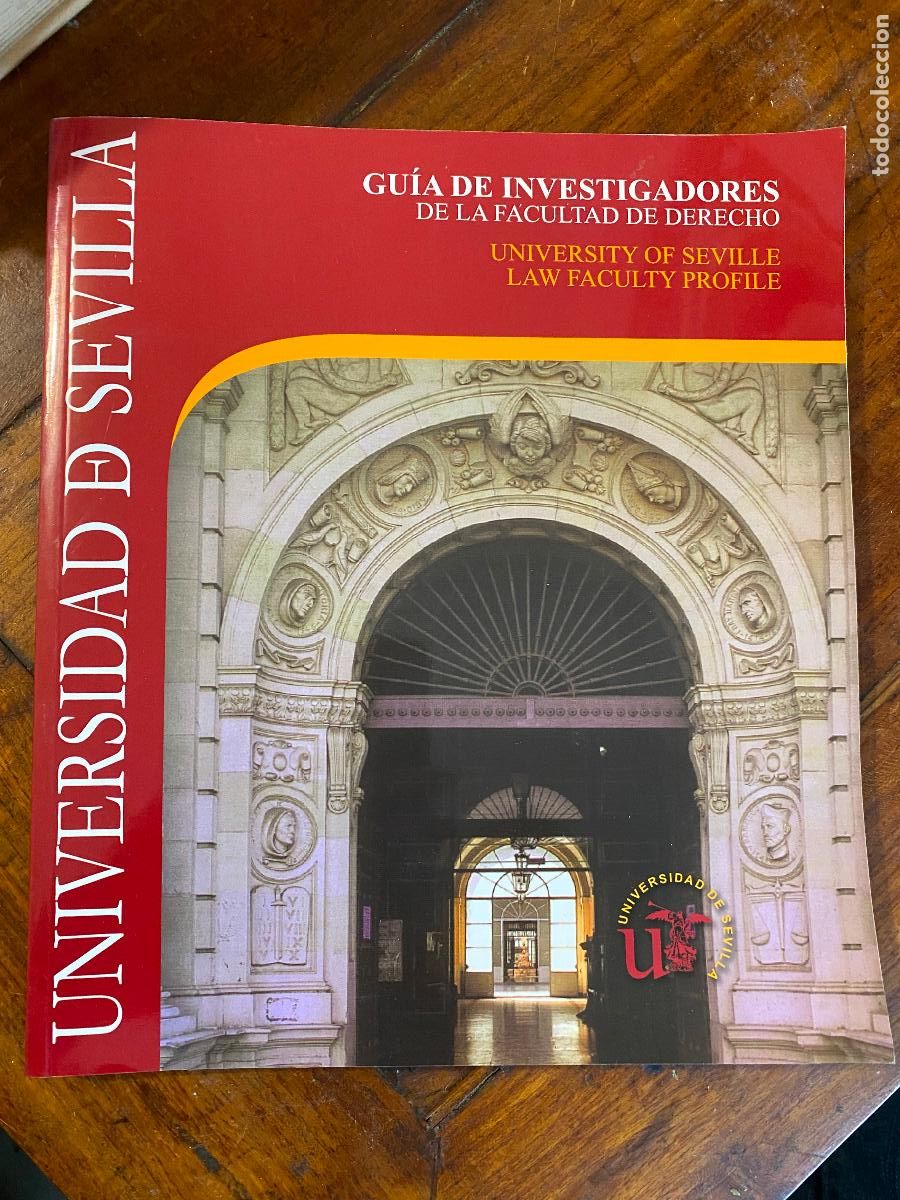 Libros de segunda mano: UNIVERSIDAD DE SEVILLA, GUIA DE INVESTIGADORES DE LA FACULTAD DE DERECHO 2007