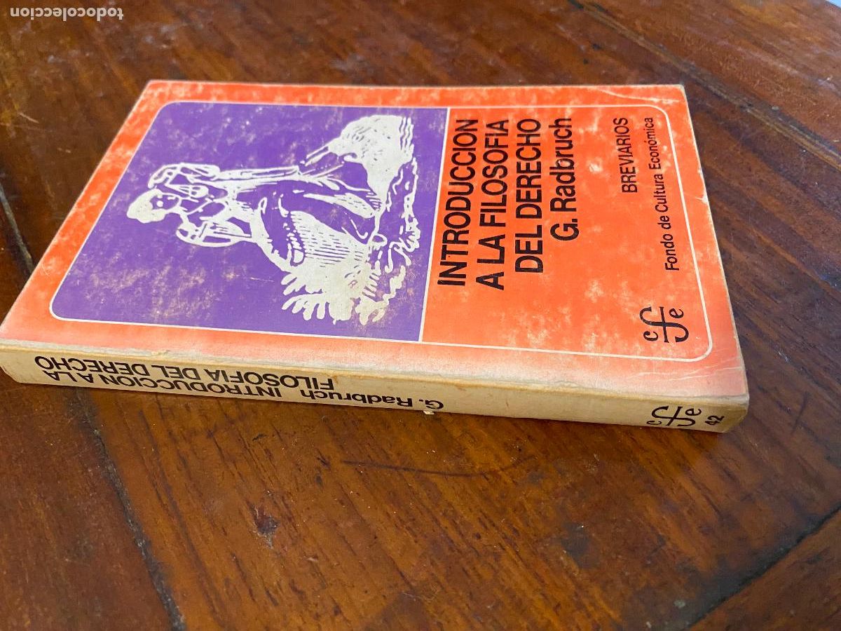 Libros de segunda mano: Introducci&oacute;n a la filosof&iacute;a del derecho - Radbruch, G.