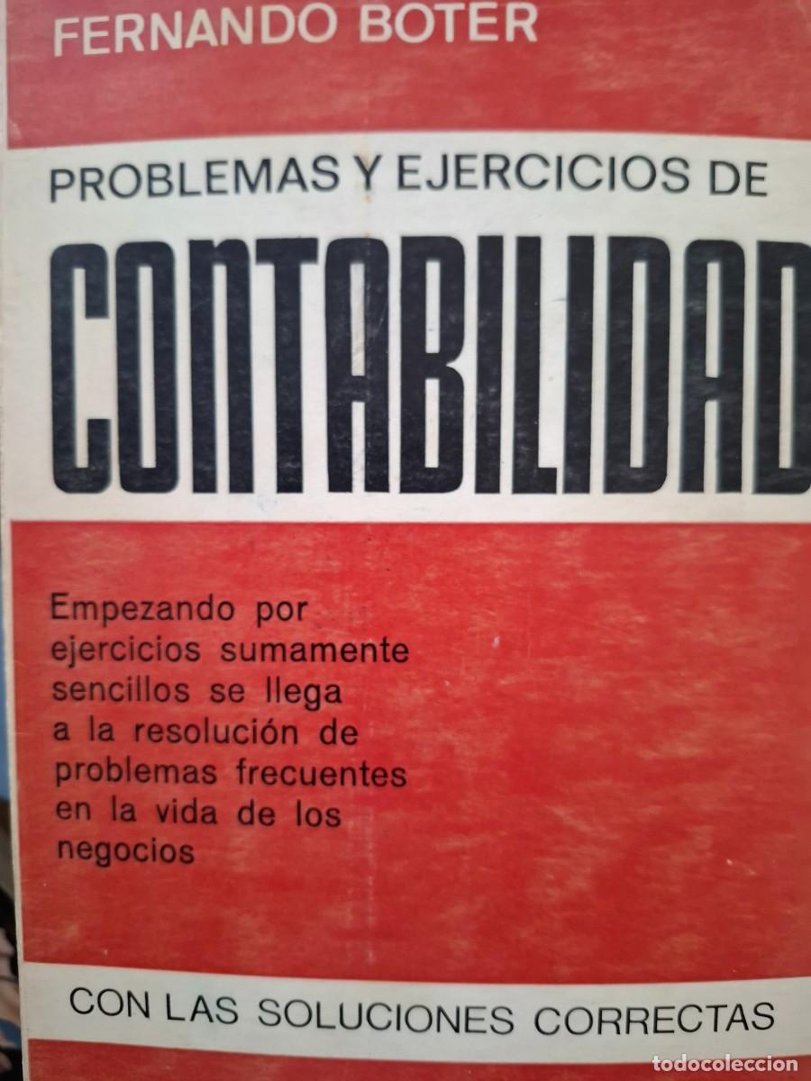 Libros de segunda mano: problemas y ejercicios de contabilidad Fernando Boter - Foto 1