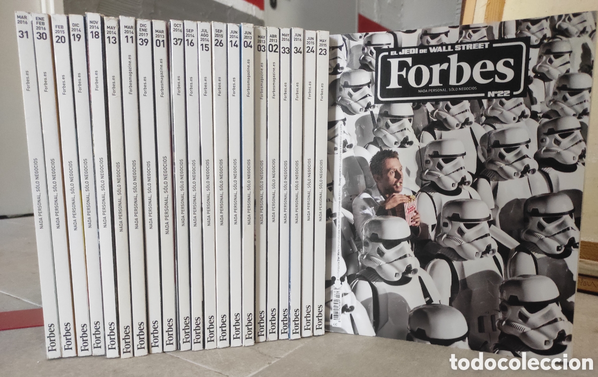 Libros de segunda mano: Lote de 22 Revistas Forbes. 2013, 2014, 2015 y 2016