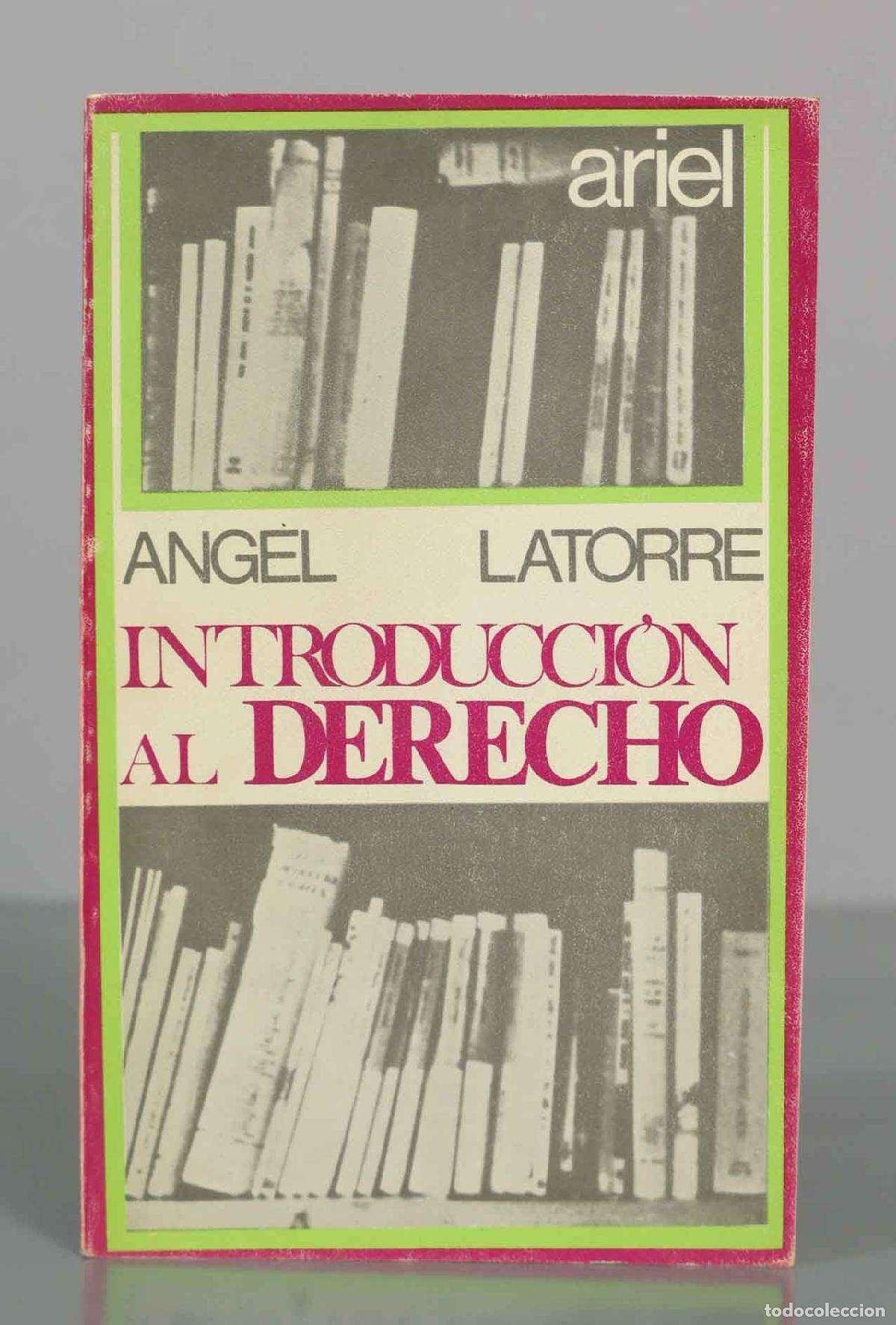 Second hand books: Introducci&oacute;n al Derecho - &Aacute;ngel Latorre - Ediciones Ariel