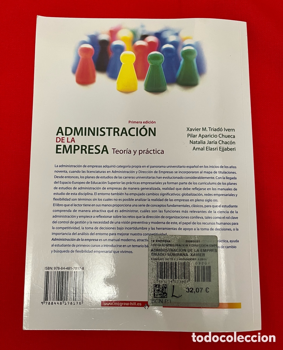 Libros de segunda mano: Libro Administraci&oacute;n de la Empresa - Teor&iacute;a y pr&aacute;ctica - Foto 2