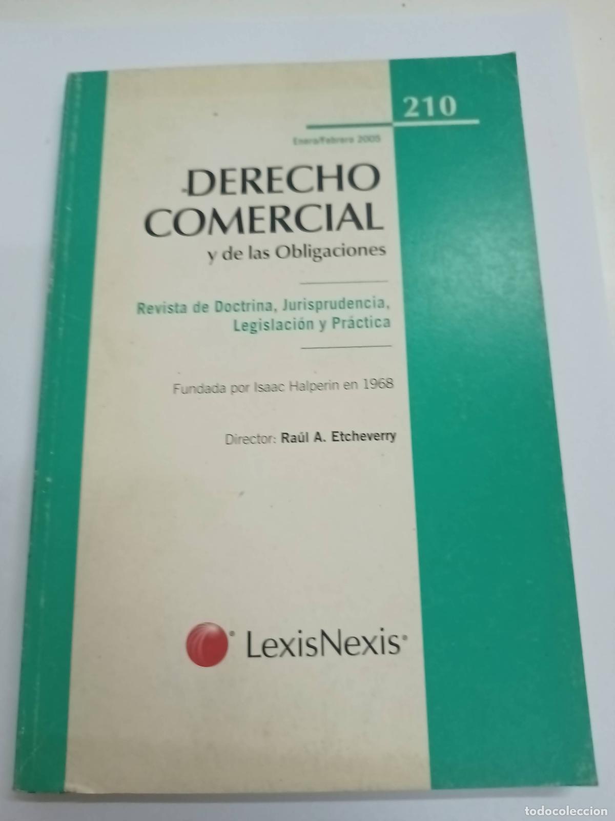 Livres d'occasion: Revista derecho comercial y de las obligaciones 210 - Ra&uacute;l Etcheverry